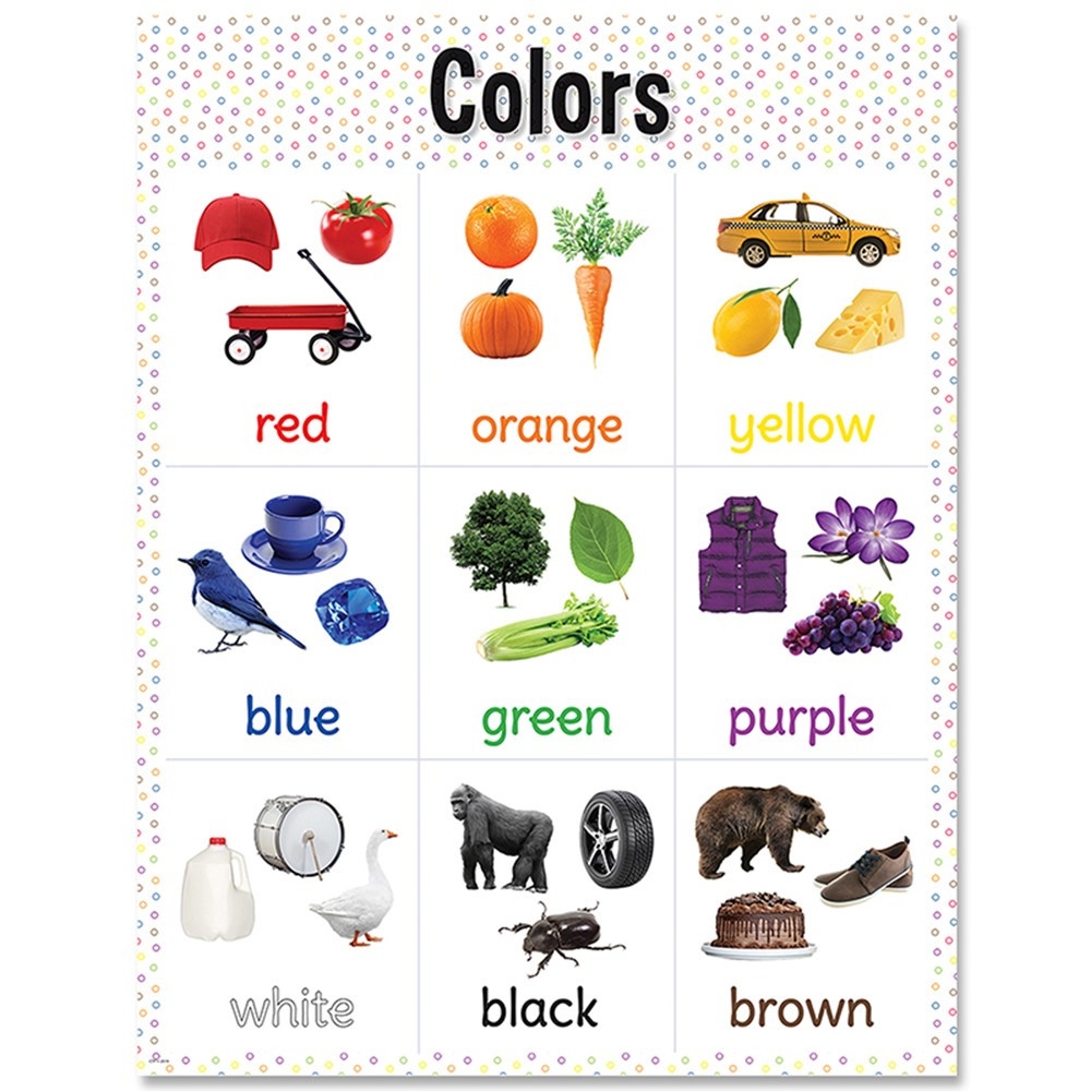 Colors Chart CTP8611 Creative Teaching Press Miscellaneous Colors Chart CTP8611 Creative Teaching Press Miscellaneous