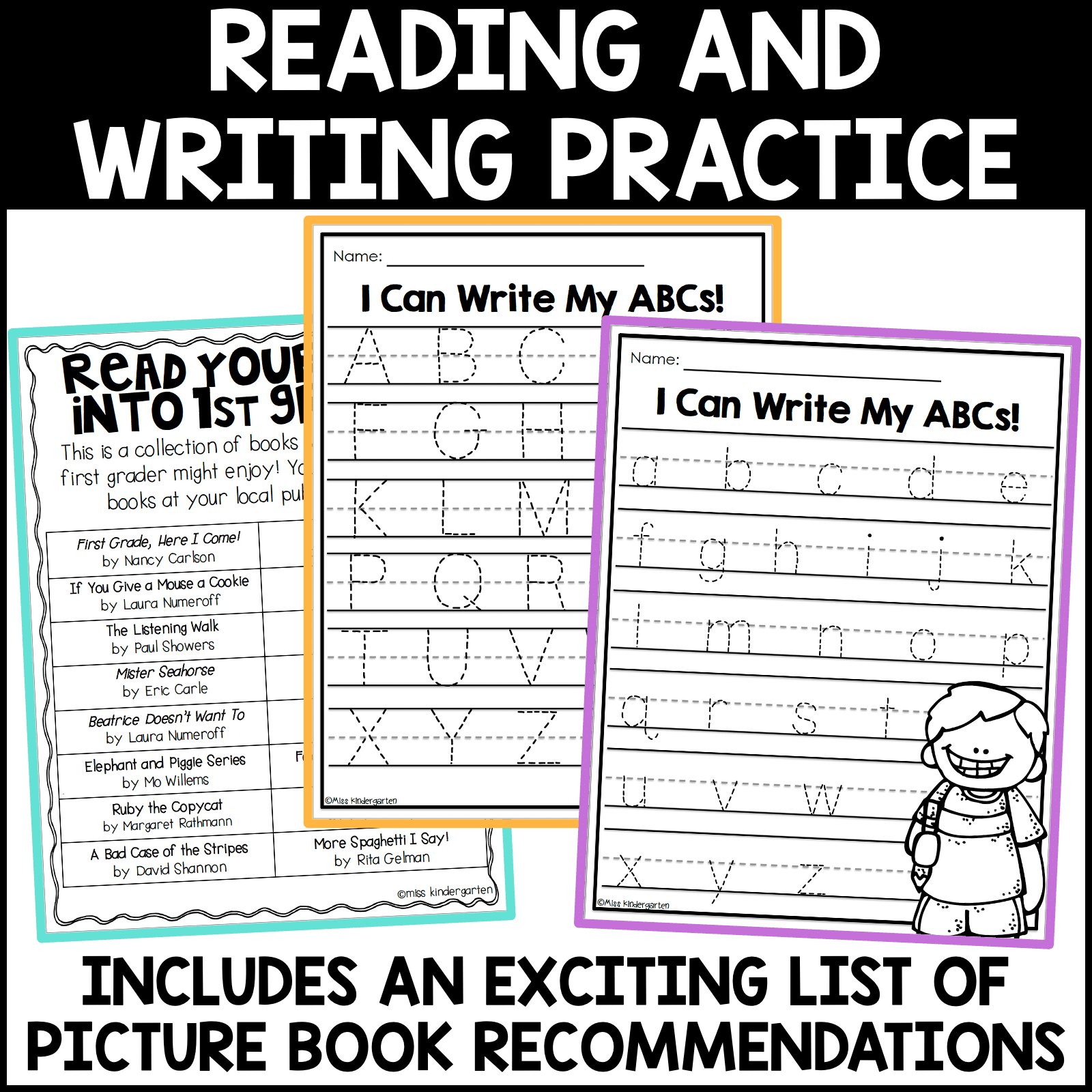 Free Summer Practice Printables Miss Kindergarten