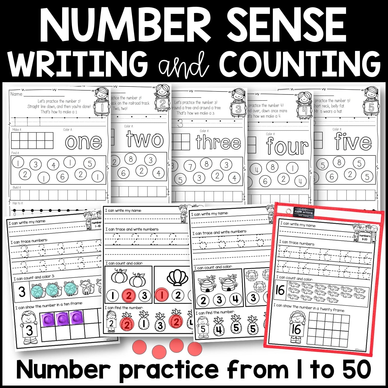 Kindergarten Math Number Sense Worksheets Miss Kindergarten