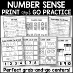 Kindergarten Math Number Sense Worksheets Miss Kindergarten