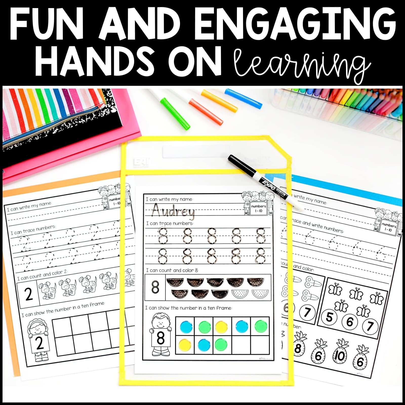 Kindergarten Math Number Sense Worksheets Miss Kindergarten