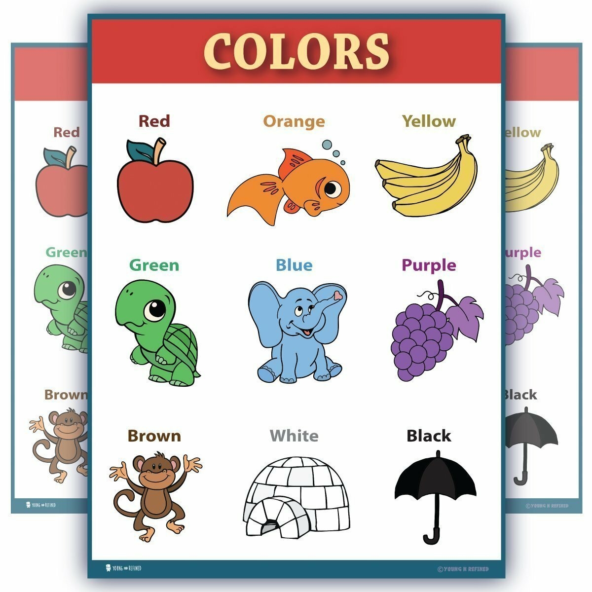 Learning Colors Preschool Chart Poster Classroom EBay Colors Chart CTP8611 Creative Teaching Press Miscellaneous