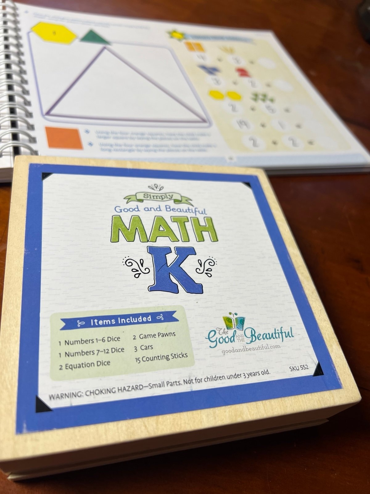 The Good And The Beautiful Math K Kindergarten Level